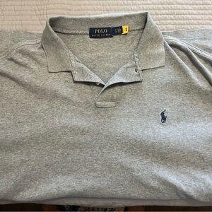 Ralph Lauren Gray Polo Shirt Soft Cotton Blend